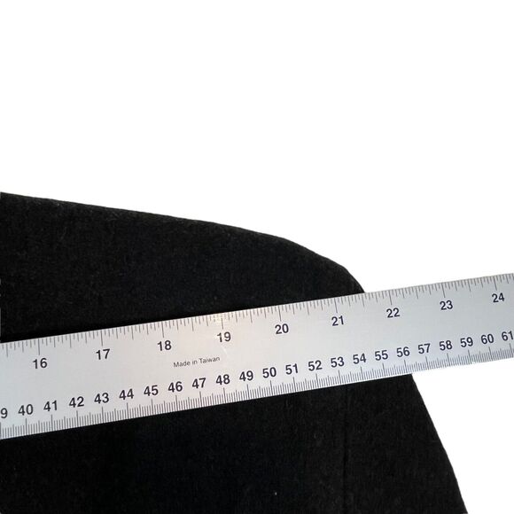 Daniel Hechter Overcoat Men's Size 44 Gray Charcoal Lined Vented Wool Blend Coat - Picture 9 of 12